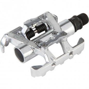 Педали C099 Wellgo, контактные для шоссейн., ось 9/16", алюминиевые серебристые Педали C099 Wellgo, контактные для шоссейн., ось 9/16", алюминиевые серебристые