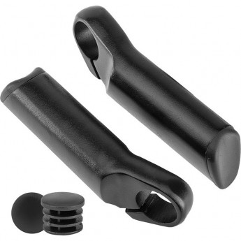 Рога на руль KWL-17, алюминиевые черные Рога на руль KWL-17, алюминиевые черные