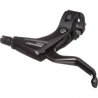 Ручка тормоза левая Deore BL-T610 под 2 пальца, чёрная Ручка тормоза левая Deore BL-T610 под 2 пальца, чёрная