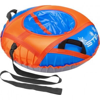 Санки надувные STELS D110см, оранжево-голубые Санки надувные STELS D110см, оранжево-голубые