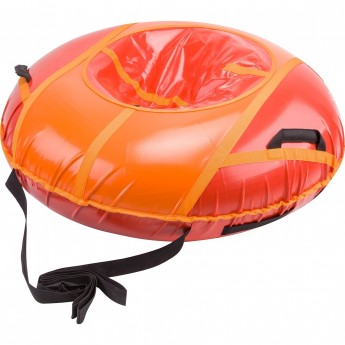 Санки надувные STELS D125 см усиленные, оранжево-красные Санки надувные STELS D125 см усиленные, оранжево-красные