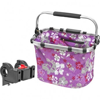 Велокорзина передняя STELS JL-082 сиреневая Велокорзина передняя STELS JL-082 сиреневая