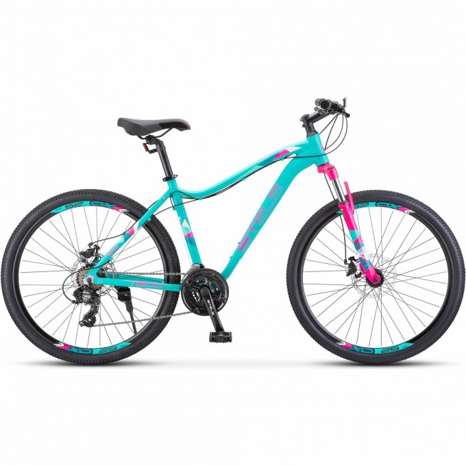Велосипед STELS Miss-7500 MD V010 мятный матовый 27,5Ø (LU092713), рама 16" JU000413882022KU0001587